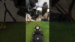 My Lawn Mowing Sim Setup Needs VR [upl. by Hanschen940]