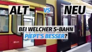 Das Piepen beim Türschließen der SBahn Modelle im Vergleich [upl. by Harris]