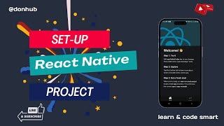 React Native project setup simplified for 2024 [upl. by Tildie]