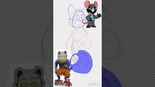 Kedamono em Poppy Playtime  poppyplaytime shorts fyp popeetheperformer speedpaint [upl. by Aynna]