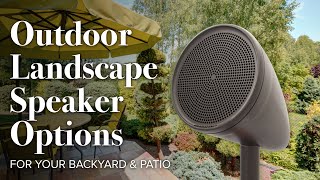 Best Outdoor Speakers For Your Backyard amp Patio  Outdoor Audio  Wired Landscape Speakers [upl. by Allenrad]