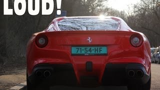 LOUD Ferrari F12 Berlinetta  Start up and LOUD revs [upl. by Urbanna]