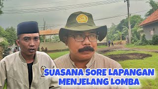 SUASANA SORE LAPANGAN TEMPURAN MENJELANG LOMBA KERAPAN SAPI ULTAH TIM JENGLOT  SARONEN MANDURA [upl. by Schwinn732]