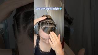 Claw clip hairstyles here🩵fyp explore hairstyle hairtutorial haircare clawcliphairstyles [upl. by Doak]