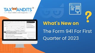 Form 941 Changes For The First Quarter of 2023 Revised Form 941 [upl. by Teodor160]