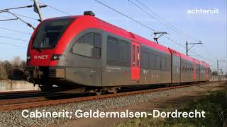 Cab ride train GeldermalsenDordrecht 20230606 backwards [upl. by Adigun]