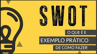 Como Fazer Análise SWOT Exemplo Prático e Simples [upl. by Sharon754]