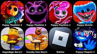 Poppy Playtime Chapter 2 3 4 MobilePoppy PlaytimeRobloxNEW DAGEDAGO BARRYS PRISON RUN [upl. by Garvey]