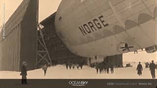 The first overflight on the North Pole by an airship May 12th 1926 [upl. by Danuloff]