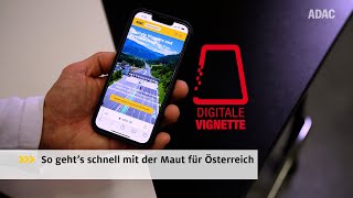 So schnell geht’s mit der Maut in Österreich  Vignetten im ADAC Mautportal [upl. by Bruell]