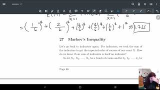 27 Markovs Inequality  Booles inequality Markovs inequality Example [upl. by Derfnam]