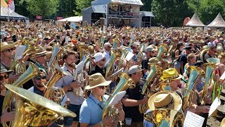 Böhmischer Traum  Woodstock der Blasmusik 2022 Gesamtspiel [upl. by Sikorski]