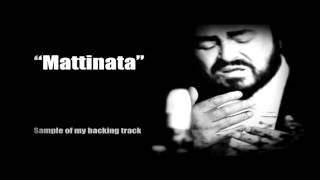 Mattinata by Pavarotti karaoke instrumental backing track [upl. by Asseret]