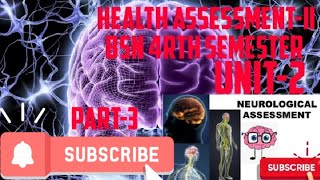 Neurological AssessmentUnit2Health AssessmentII BSN4rth semesterPart3in UrduEnglish [upl. by Celka305]