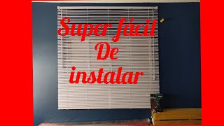 COMO INSTALAR UMA PERSIANA super fácil e rápido😊😊😎😎 [upl. by Nwahsir]