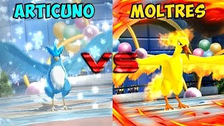 Pokemon battle revolution  Articuno vs Moltres [upl. by Gilliam]