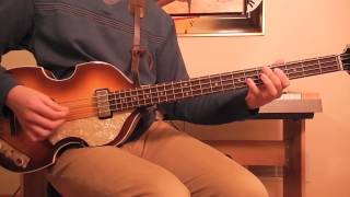 The Beatles  Please Please Me  Bass Cover Hofner [upl. by Anaerda]