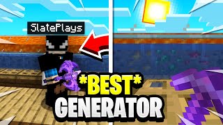 THE MOST OVERPOWERED COBBLESTONE GENERATOR UNLIMITED COINS  Minecraft Skyblock  FadeCloud [upl. by Lletnom]