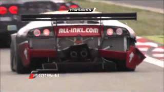 FIA GT1 World Championship  Round 6  Nurburgring  Championship Race highlights  GT World [upl. by Alym]