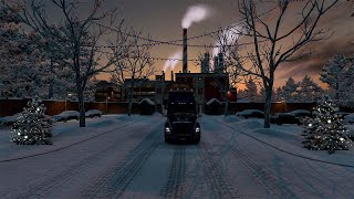 American Truck Simulator  Christmas Winterland 13 [upl. by Nala315]