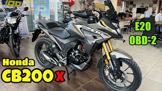 New Launch Honda CB 200x 2023 Price Colours Full Review Video  OBD2 Honda CB200x With New Updates [upl. by Nrek935]