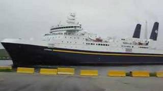 MV Caribou Docking in Port Aux Basques Newfoundland [upl. by Farlie]