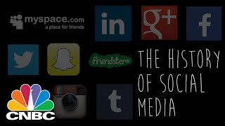 History Of Social Media In 90 seconds  CNBC [upl. by Morlee698]