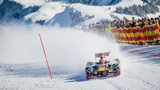 Max Verstappen drives F1 car in snow [upl. by Alyosha498]