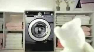 LG Steam Washer Teddy Bear CM [upl. by Anaihk]