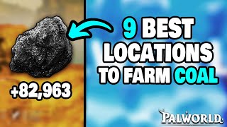 9 BEST Locations to Farm Coal in Palworld [upl. by Sirdi]