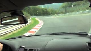 BMW E46 330d Nürburgring Nordschleife Lap [upl. by Eelanaj]