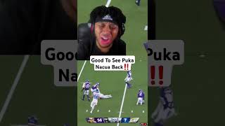 Puka Nacua Was On Fire In His First Game Back‼️ nfl rams pukanacua [upl. by Mcmaster505]