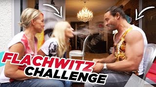 FLACHWITZ CHALLENGE mit 3 Blondinen SCHNAUZE VOLL [upl. by Rolyak254]