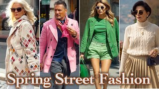 🇮🇹 Milan Street Fashion Spring Fashion Trends How people dress in April 2024 Italian Fashion VLOG [upl. by Eiddal]