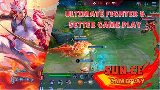 HONOR OF KINGS  SUN CE GAMEPLAY  NEW SKIN DRAGON OF PROTECTION  CLASH LANE  REPLAY [upl. by Nyleaj897]