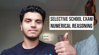 Selective School Exam Tips and Tricks  NUMERICAL REASONING [upl. by Yhtuv297]