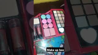 Make up box കണ്ടാലോ  mystery box biggest make up box aasa song YouTube shorts artistbox treas [upl. by Llednahs493]