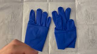 How to don sterile gloves with the open gloving technique [upl. by Hussein548]