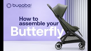 Bugaboo Butterfly How to assemble your stroller  Bugaboo [upl. by Akyssej423]