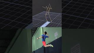 How to hit the fastest badminton smash  according to science shorts [upl. by Hays]