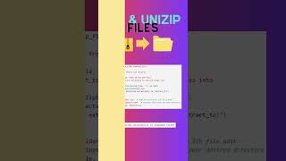 Mastering file zipping and unzipping in Python 🐍💻 coding python [upl. by Levitan]