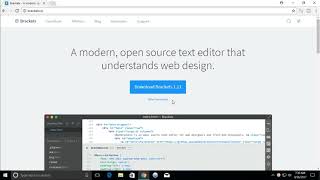 Brackets  A modern open source code editor for Windows [upl. by Procter]