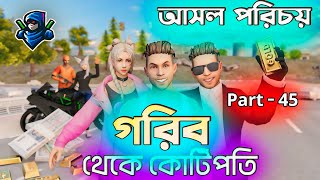 গরিব থেকে কোটিপতি Part 45  Free Fire Sad Story  Dibos Gaming [upl. by Ddet]