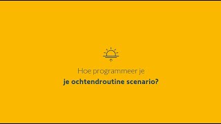 Hoe programmeer je jouw ochtendroutine scenario in de Somfy TaHoma app [upl. by Dnalerb]