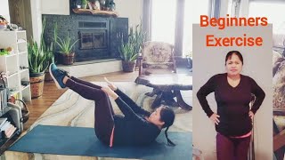 Start Exercise 1  Abs Exercise for Beginners with Visaya Voice Over 😁 [upl. by Nodrog]