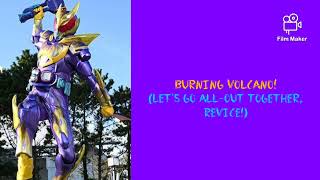 VOLCANO  Kamen Rider Revice Volcano Rex  English Lyrics [upl. by Verada900]