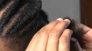 How to flat twist my 4C hair [upl. by Llekcir]