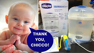 UNBOXING and DEMO CHICCO STERILNATURAL 2IN1 MODULAR STEAM STERILIZER [upl. by Melbourne]