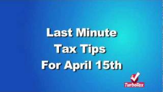 LastMinute Tax Filing Tips [upl. by Clothilde296]