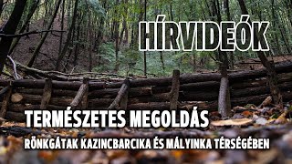 Természetes megoldás — Rönkgátak Kazincbarcika és Mályinka térségében [upl. by Niliac122]